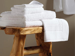 Dione White Sculpted Dot Bath Towel by World Market