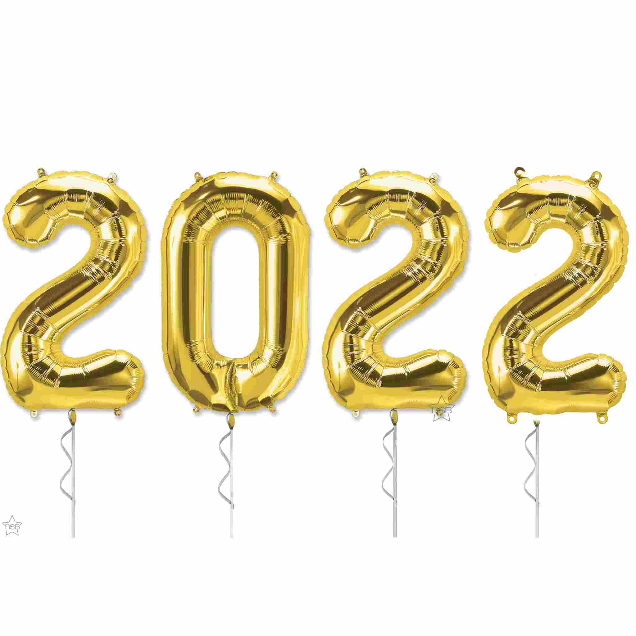 2022 Number Balloons | Large 34 Inch