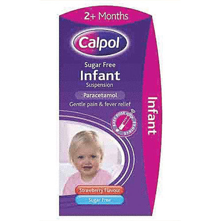 Calpol Infant Paracetamol Suspension 2+ Months Sugar Free ...