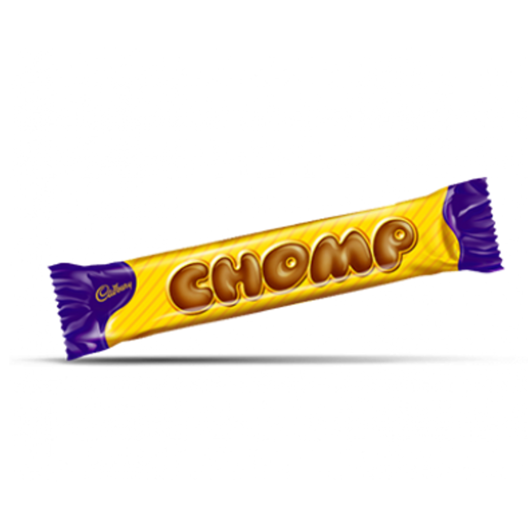 Chomp Chocolate Bar, 50g — Aubergine Foods