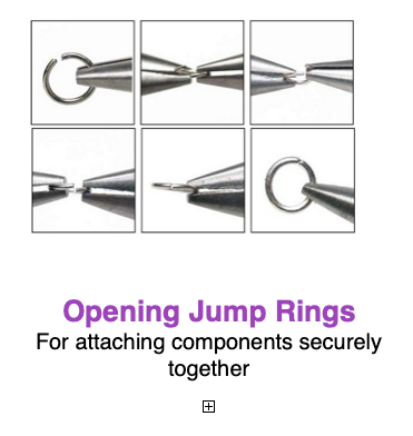 This Kit Requires opening and Closing Jump Rings