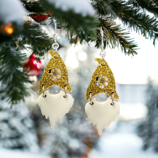 Santa Hat Lampwork Earring Kit Jewelry Making Holiday Christmas