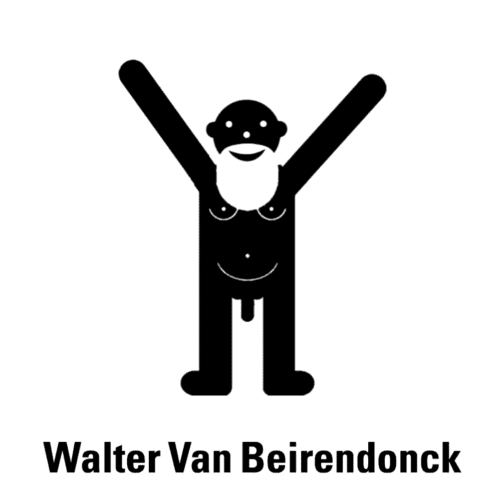 Walter Van Beirendonck Mirrorman Necklace - Black/Orange