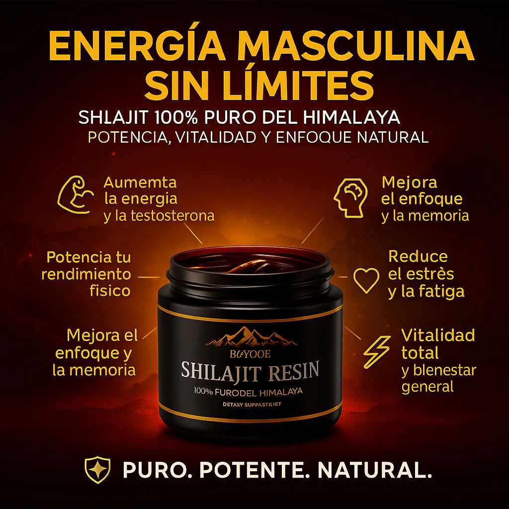 Shilajit Puro del Himalaya