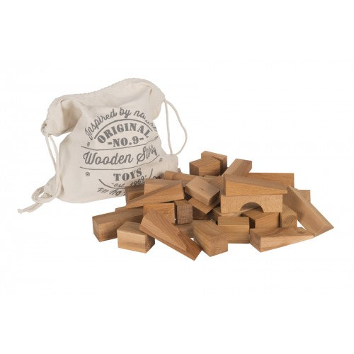 large wooden block set