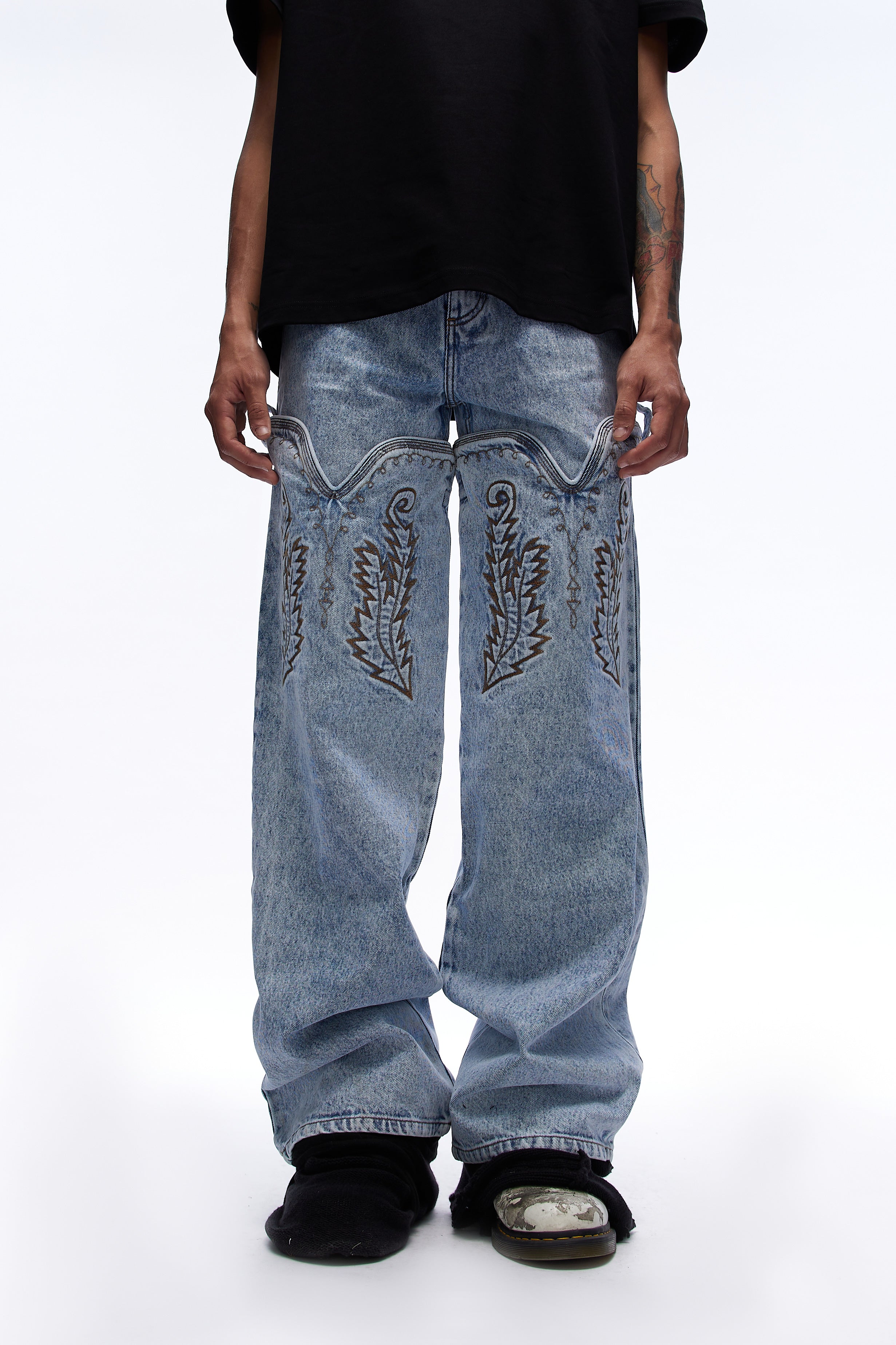 ラッピング無料】 Y project cowboy denim pants いえす様専用 econet.bi