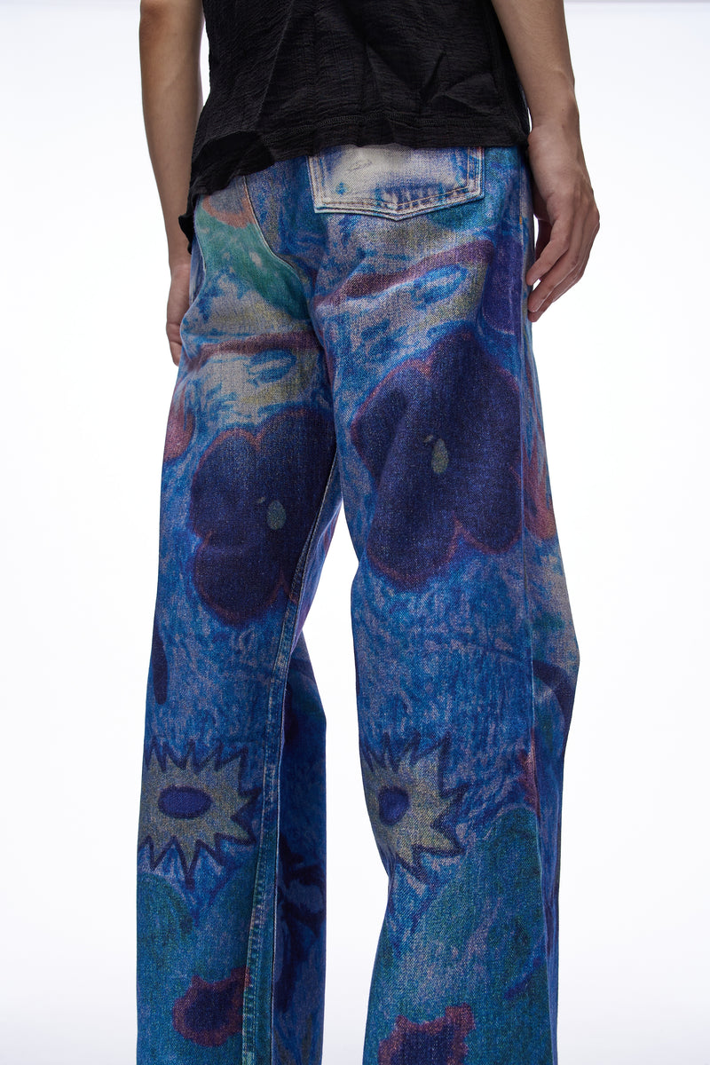 アワーレガシー digital chalk flower denim (30)-