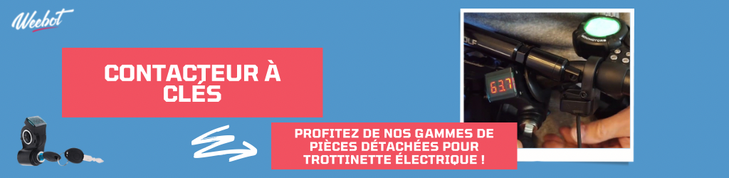 Colección de interruptores de llave Weebot para scooters eléctricos baratos