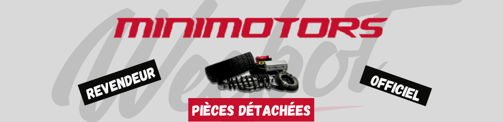 weebot : revendeur officielle des accessoires et pièces détachées Minimotors
