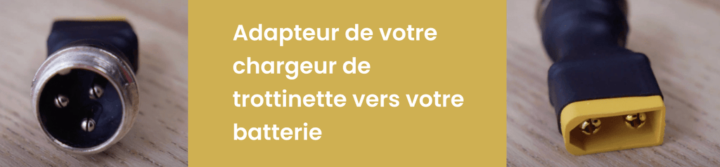 adapteur de chargeur vers batterie externe