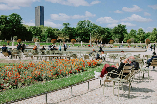 le jardin des tuileries en trottinette electrique