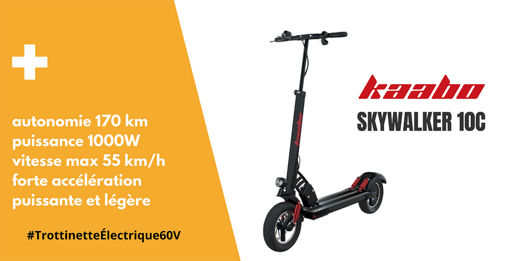 HWWH Puissant Scooter Electrique Adulte Pliant Trotinette