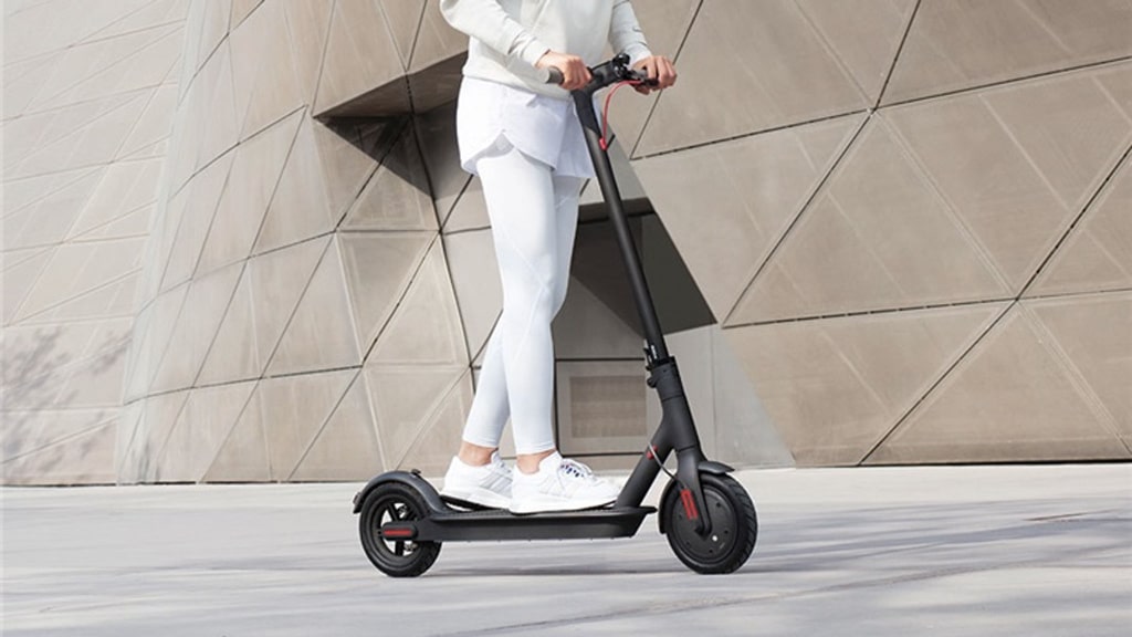 black xiaomi electric scooter