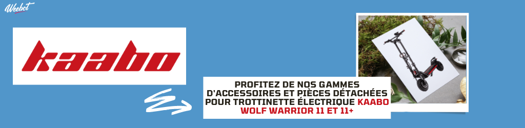 Accessoires et Pièces Détachées pour Trottinette Electrique Wolf Warrior 11 et 11+