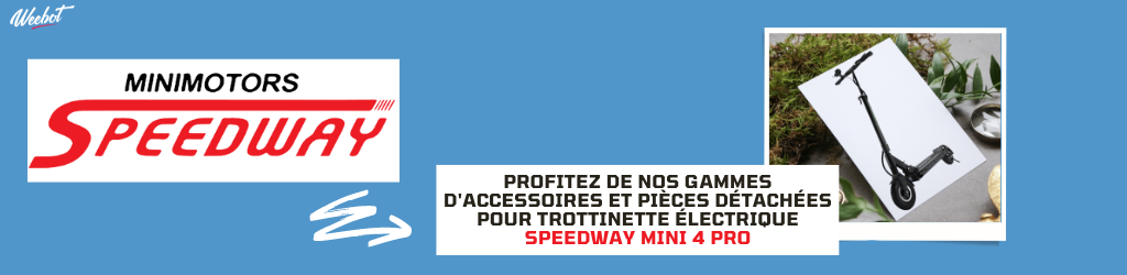 Accessoires et Pièces Détachées pour Trottinette Électrique Speedway Mini 4 Pro