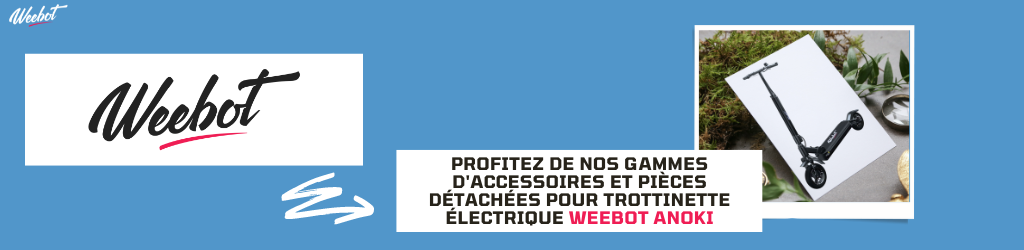 Accessoires et Pièces Détachées pour Trottinette Électrique Weebot Anoki