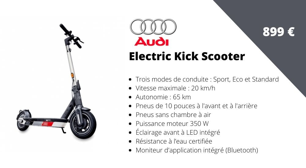 caracteristiques trottinette electrique audi electric kick scooter