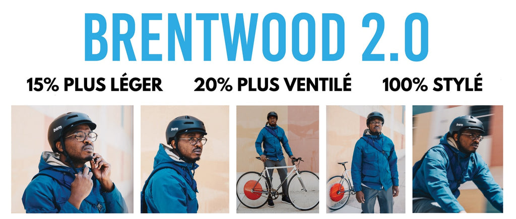 casque vélo bern brentwood 2.0 noir mat visière pas cher homme lifestyle