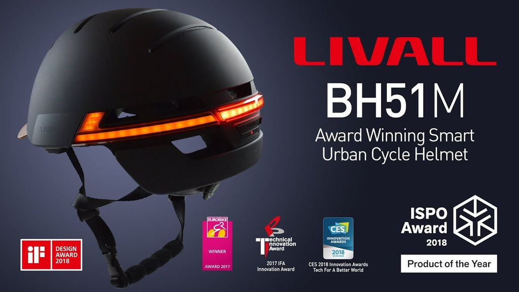 Livall bh51 black cycling helmet