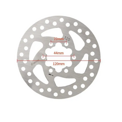 disque de frein 120mm hexagonale pour trottinette electrique