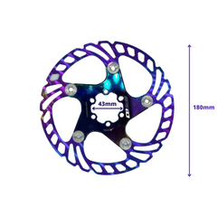 Disque de frein 180 mm à petale pour trottinette électrique Dualtron Thunder, Storm,Zero 11X, Ultra 2 - Multi Couleur