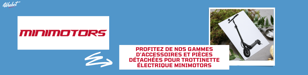 Accessoires et Pièces Détachées Trottinette Électrique - Minimotors