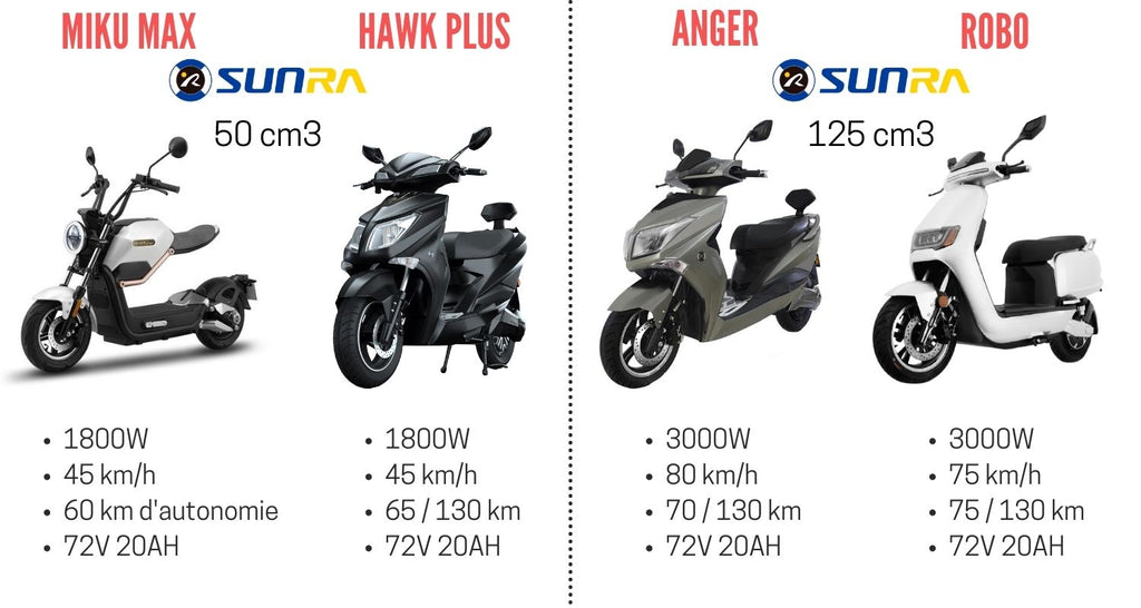 Chargeur Batterie 72V pour Scooter électrique Sunra Hawk