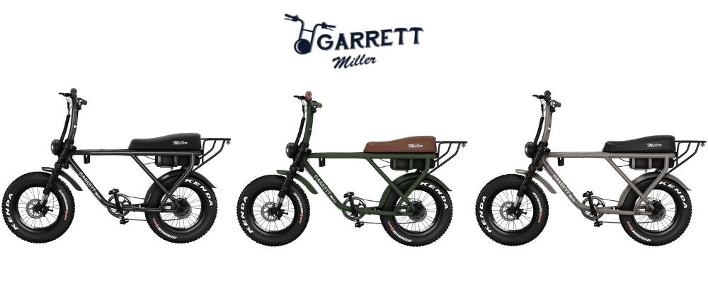 garrett miller x bicicleta eléctrica fatbike 2021 nueva verde militar