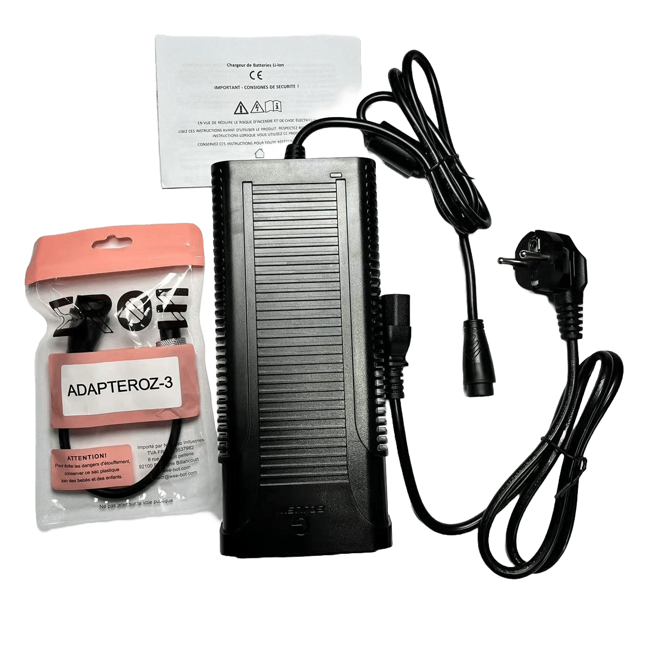 Chargeur Rapide Universel Trottinette Électrique Batterie 36V