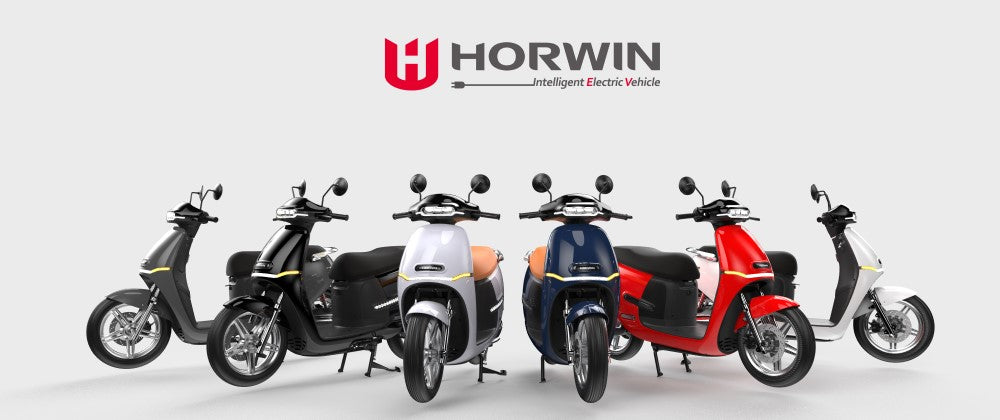 presentation gamme scooter électrique horwin ek3 couleur
