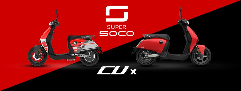 gamme scooter electrique super soco cux ducati
