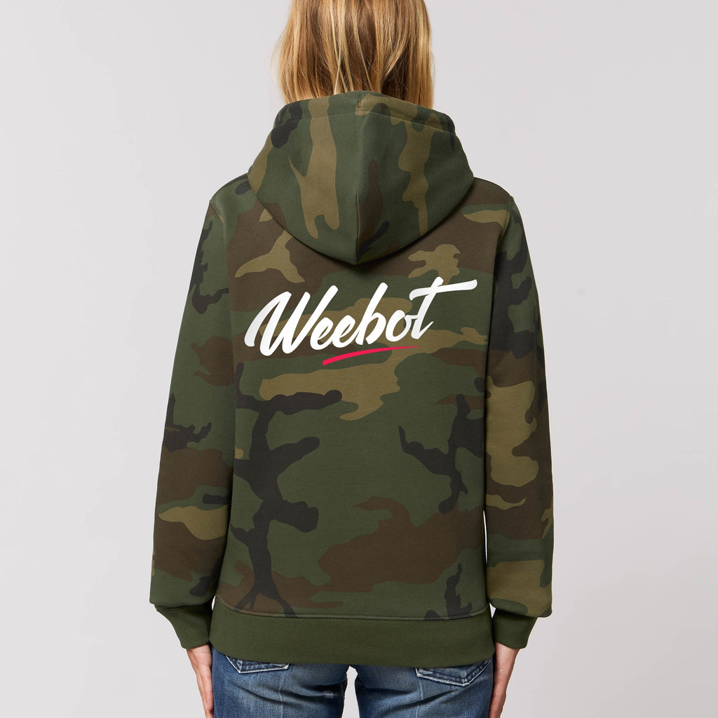sweat shirt weebot cruiser logo camouflage femme