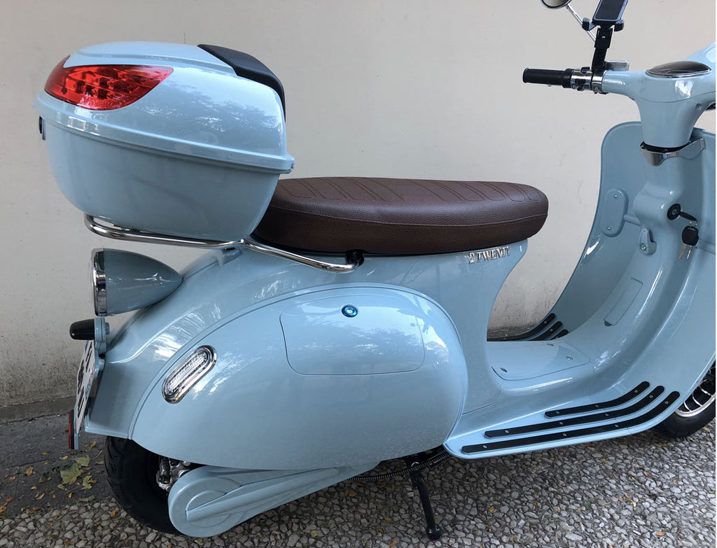 Top case (coffre de coffre) moto scooter Awina bleu