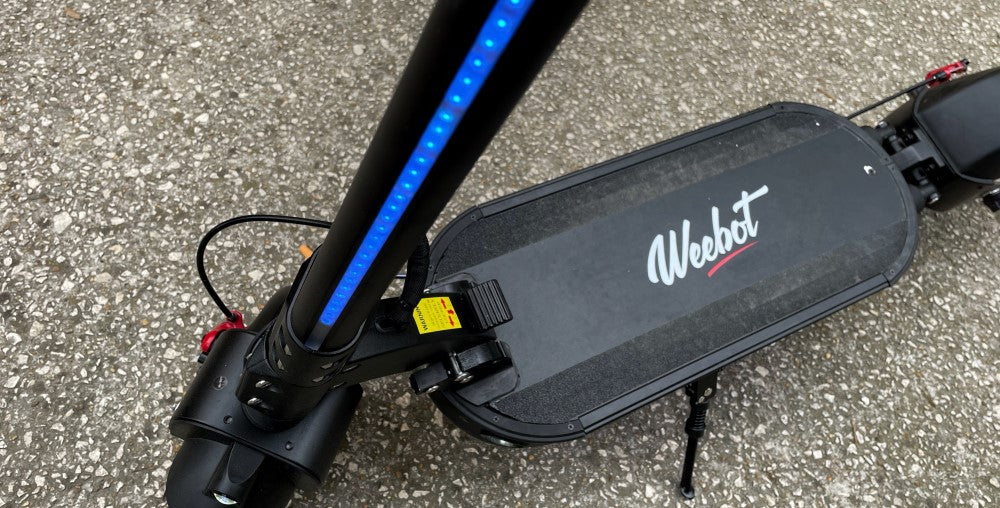 trottinette électrique avec led weebot leika pas cher