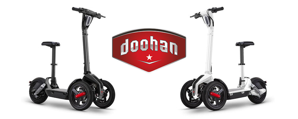 trottinette électrique trois roues doohan ilark mini scooter hybride