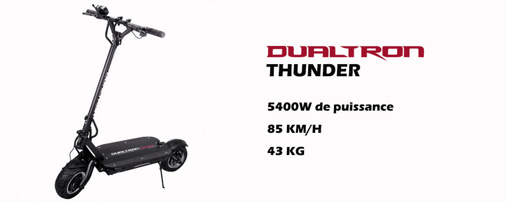 trottinette électrique avec selle dualtron thunder