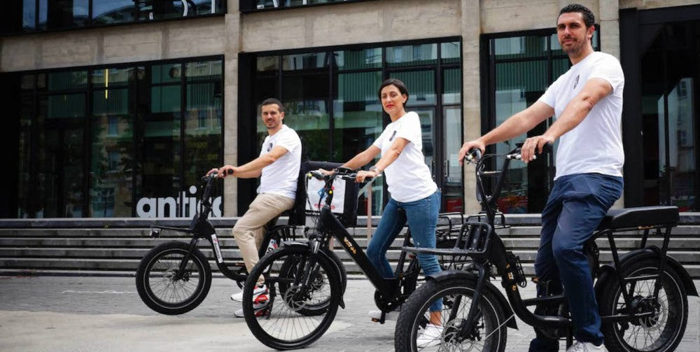 vélo à assistance électrique livraison fat bike société livreur transport