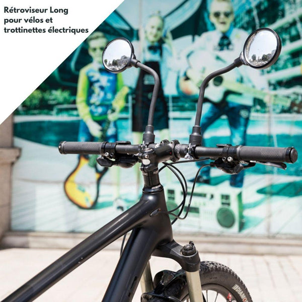 Rétroviseur clignotant pour vélo et trottinette électrique - QLIR