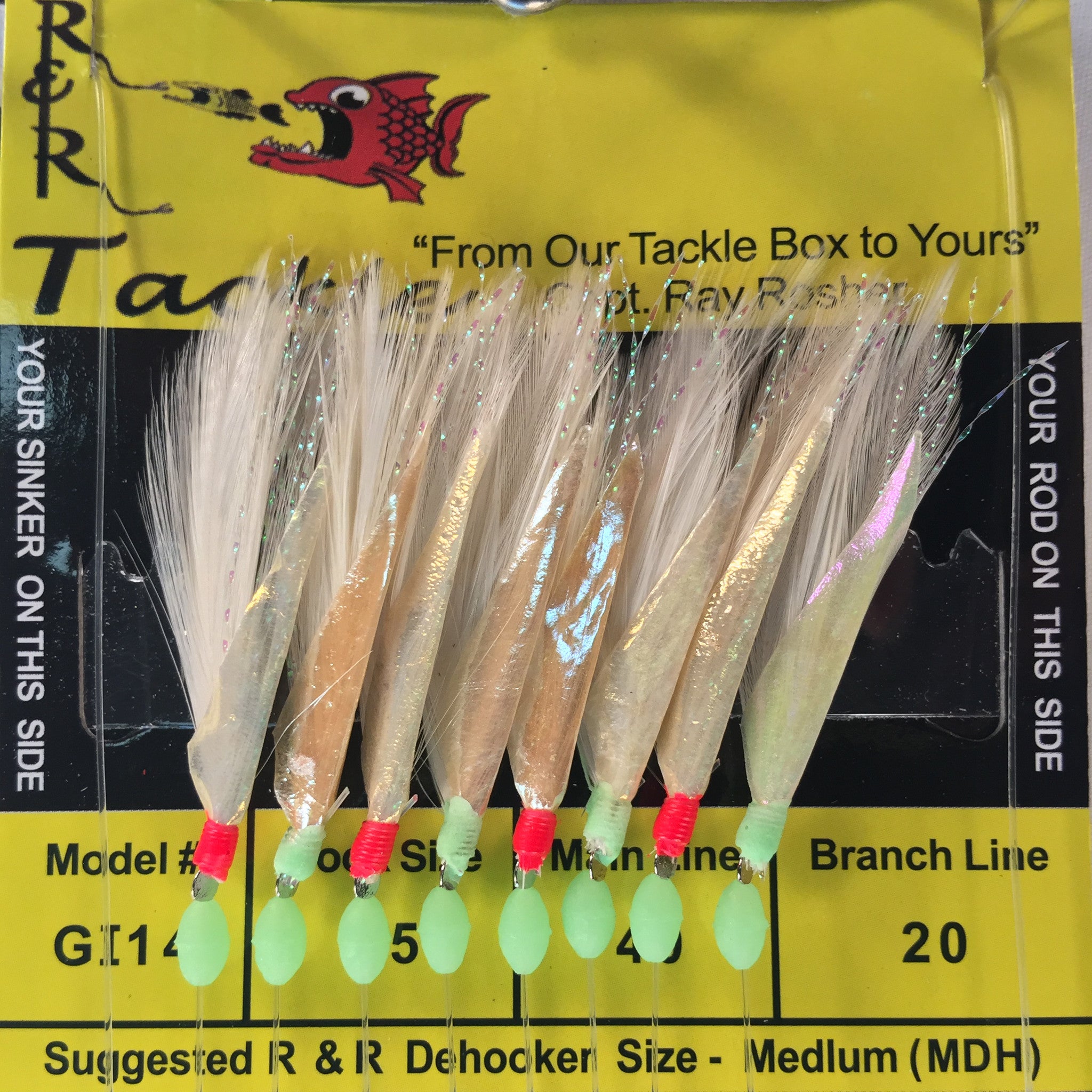 送料無料】5/10/25/50/100 Packs Fishing Rigs 6 Hook/Set Red Skin Rubber Silk  String Ho