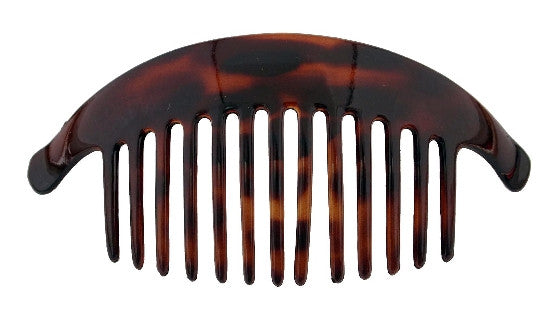 Large Interlocking  Comb Pony Tortoise Shell Or Clear 757