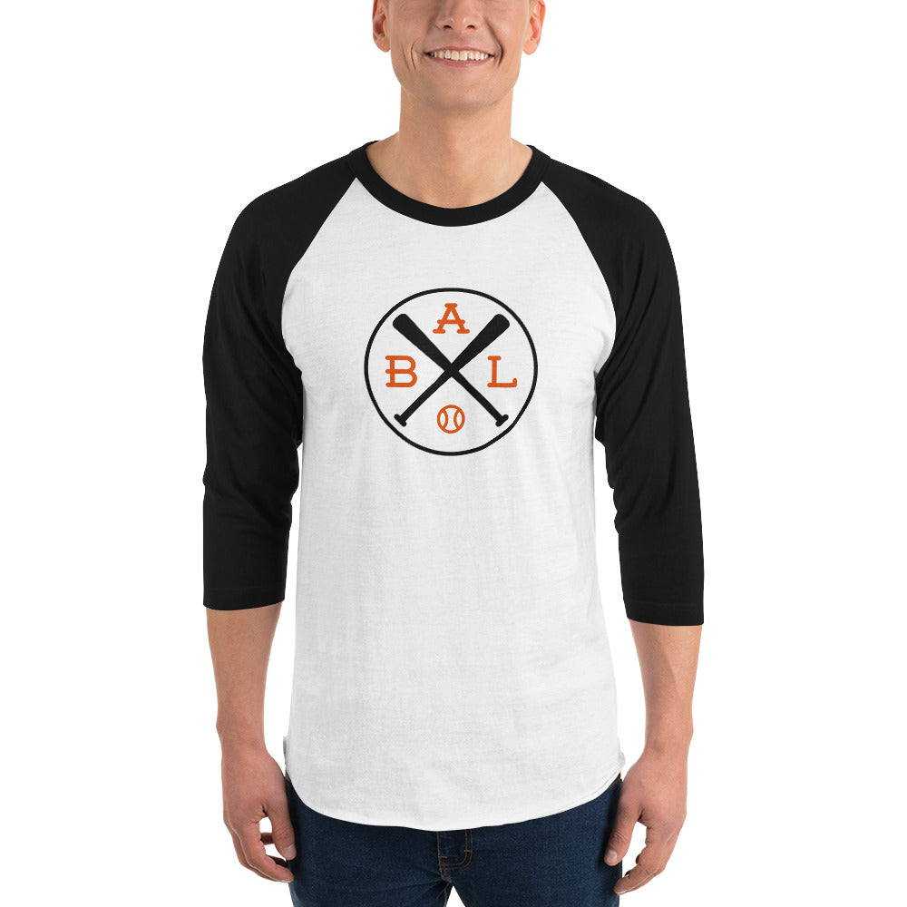 Download Baltimore Baseball Shirt - 3/4 Sleeve Raglan | Citizen Threads