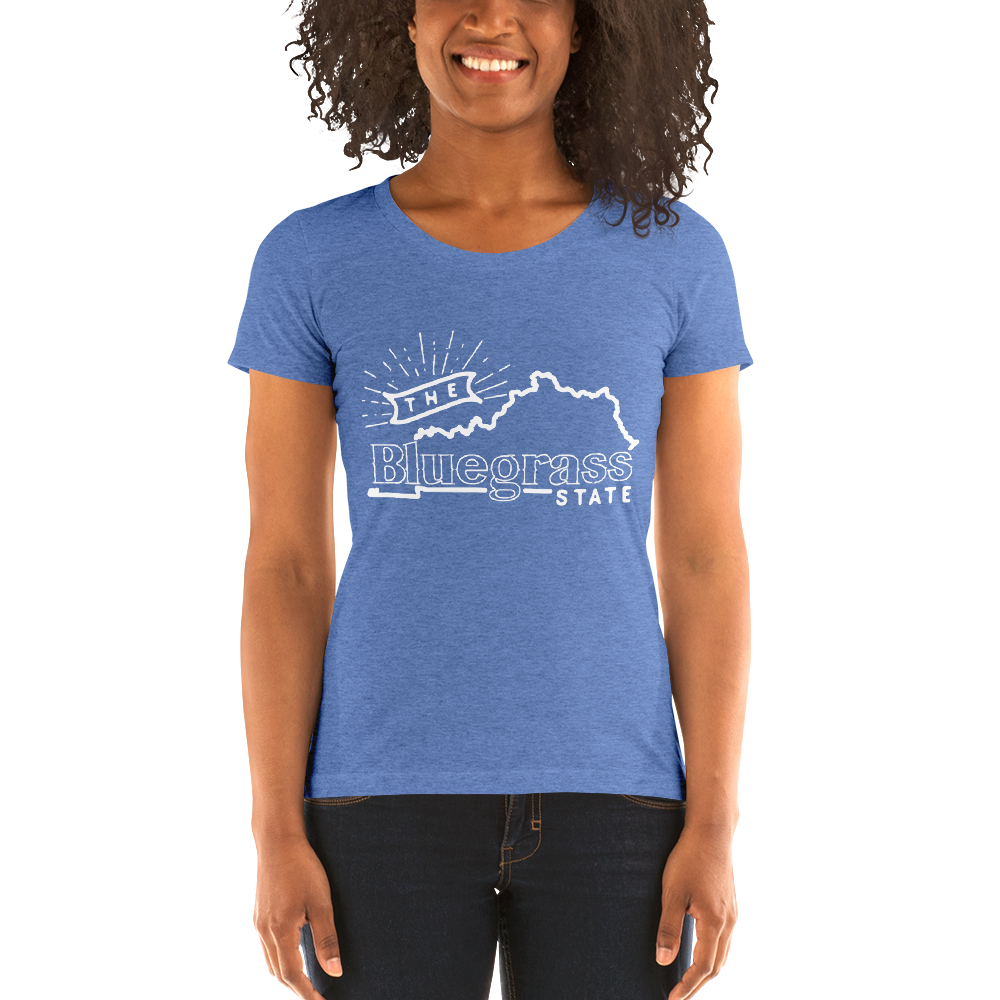 Download Kentucky "The Bluegrass State" Womens T-Shirt