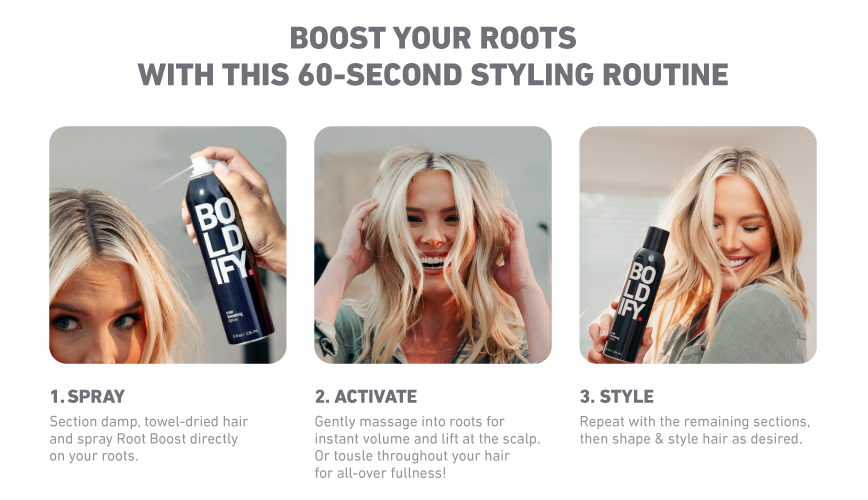 BOLDIFY-BLOG - All Day Hair Volume with Root Boosting Spray