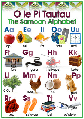 Learning Charts and Posters – Tagged "Samoan" – Blackboard 