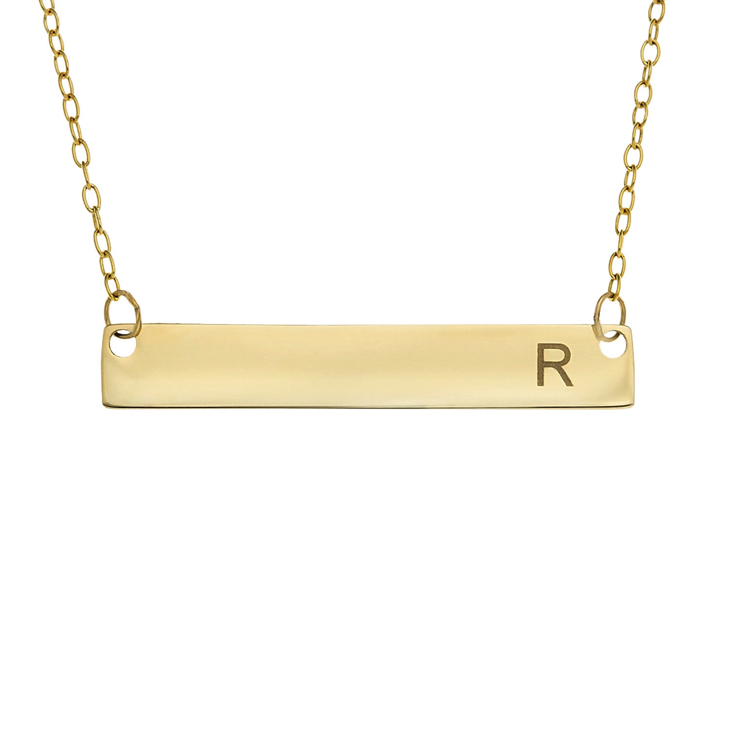 Horizontal Bar Necklace - GOLD