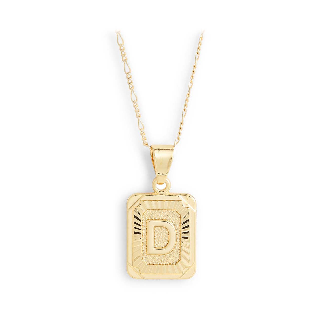 Initial Card Necklace - BRACHA product image