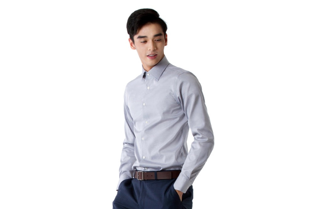 Wrinkle Resistant Dress Shirt by Onefit