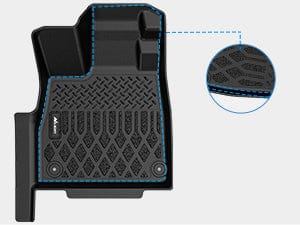 Nilight 2026 Honda Passport RTL Trail Sport TPE All Weather Custom Fit Heavy Duty Floor Liners