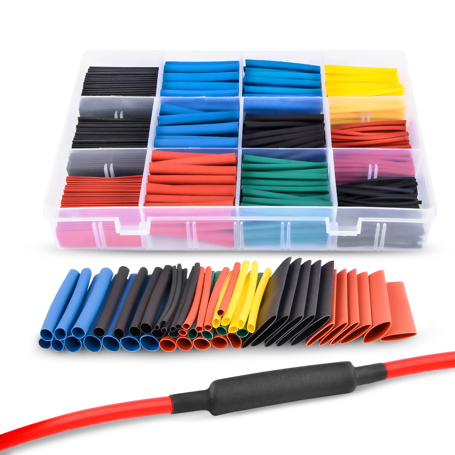 Connectors Assortments 560Pcs Heat Shrink Tubing Kit