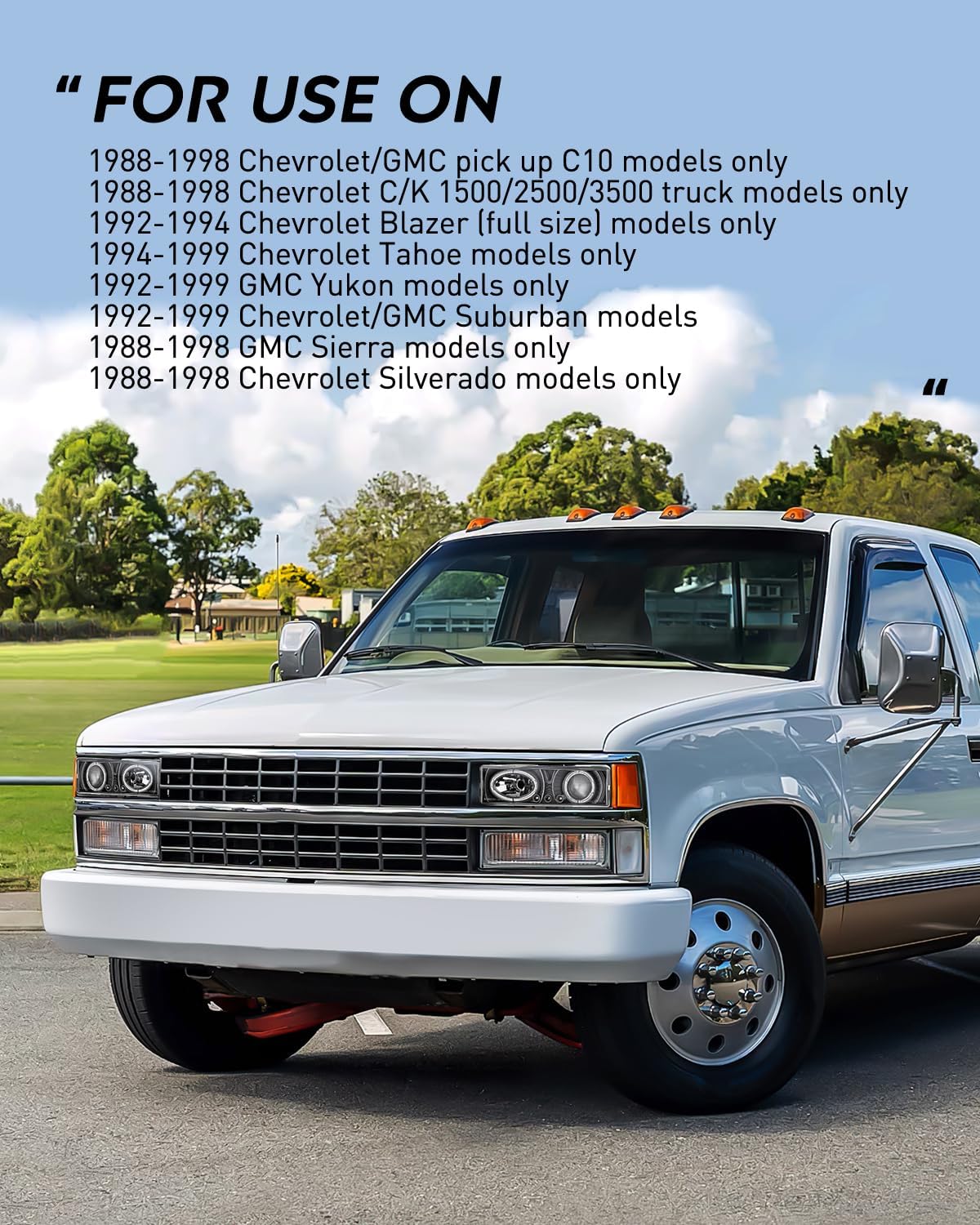 1988-1998 Chevy/GMC C10 C/K 1994-1999 Tahoe 1992-1994 Blazer 1992